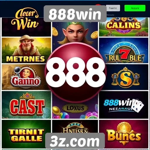 888win oferece variedade de jogos de cassino online
